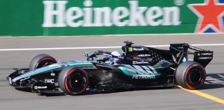 GP Monza 2026: Mercedes favorita, Ferrari sfida il clipping con il nuovo motore George Russell al volante della Mercedes W17 nella stagione 2026 di Formula 1