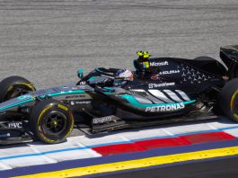 Bahrain-Malesia: «Se fossi la Mercedes sarei nervoso» Kimi Antonelli con la Mercedes W17 al Gran Premio d'Austria 2026