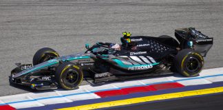 Kimi Antonelli con la Mercedes W17 al Gran Premio d'Austria 2026