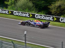 Austin: tutti alla prova, chi può fermare Verstappen? Max Verstappen in pista con la Red Bull RB22 a Spa-Francorchamps nel 2026