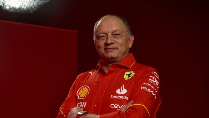 Frédéric Vasseur, team principal della Ferrari